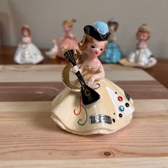 Vintage Josef Originals October 1960s Birthday Doll Series, Birthday Gift - Picture 2 of 10